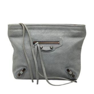 Balenciaga Pre-owned Cross Body Bags, female, Gray, Size: ONE SIZE Pre-owned Clutch Bag