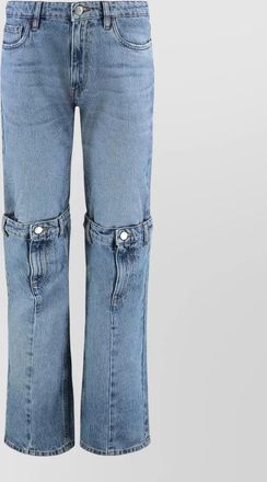 Coperni straight cut denim trousers belt loops pockets