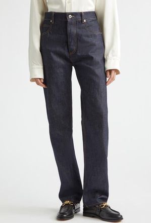 Bottega Veneta Straight Leg Jeans in 4245 Indigo at Nordstrom, Size 44