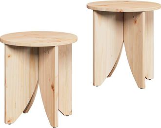 vidaXL Coffee Table 2 pcs Natural vidaXL