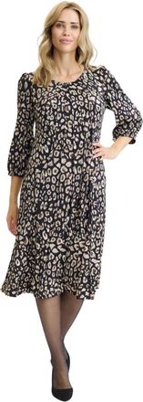 In Front Abito Midi - - Dresses - Donna - Nero - XL