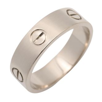 Cartier White Gold White Gold (18K) Band Ring (Pre-Owned)