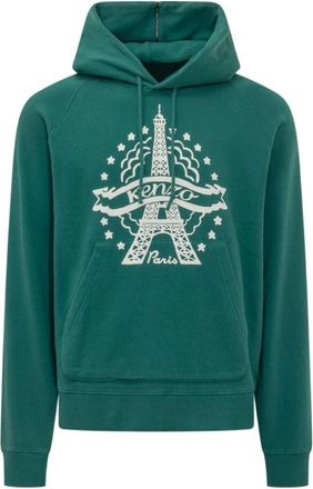 Kenzo Hoodie - Heren - Hoodies - Groen - XL - Katoen - Hoodies & sweatvesten