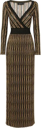 Nenette Tobia Maxi Jurk - Dames - Avondkleed - Zwart - M - Kleedjes
