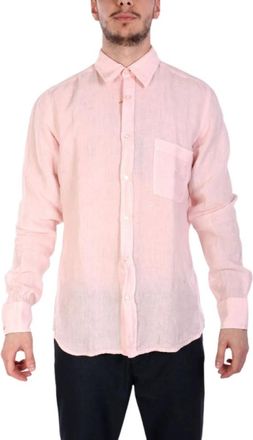 HUGO BOSS Overhemden > Casual Overhemden - Heren - Casual Overhemden - Roze - XL - Overhemden