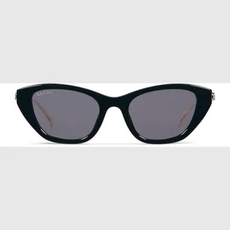Gucci Cat Eye Frame Sunglasses, Black