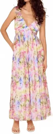 Minkpink Celina Maxi Dress In Multi Color