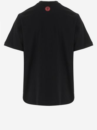 Icecream Logo-Graphic Cotton T-Shirt - Black