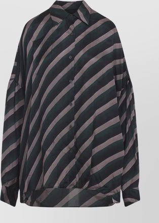 Dries Van Noten striped long sleeve casual shirt