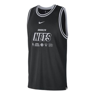 Nike x NBA Brooklyn Nets Training Jerseys Black DR2269-010