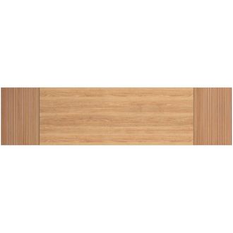 HERDASA Herdasa, Cabecero 3 Paneles Colecci&oacute;n Tokyo En Melamina, De 67x240x3 Cm.- Roble Dorado - Efecto Vallado Roble