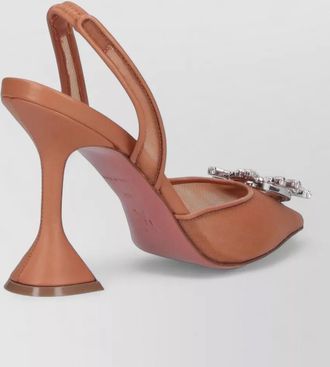 Amina Muaddi high heel pumps pointed toe embellished