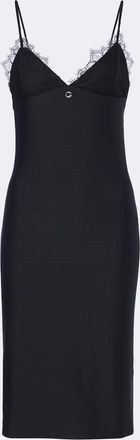 Coperni Lace-trimmed slip dress