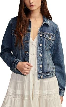 Lucky Brand Tomboy Denim Trucker Jacket in Altavista at Nordstrom Rack, Size Large