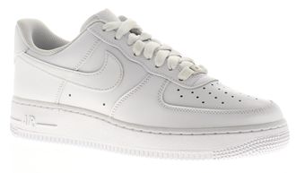 Nike Womens Trainers Air Force 1 07 Lace Up white - Size UK 4.5