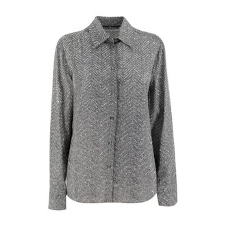 Ermanno Scervino Dames, Blouses & Shirts, Grijs, Maat: S Viscose