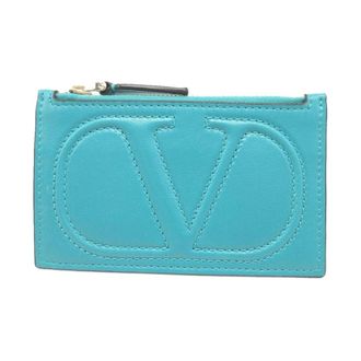 Valentino Garavani VLogo Kaarthouder - unisex - Accessoires - Blauw - Maat: ONE Size