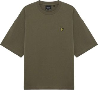 Lyle & Scott T-shirt - Heren - T-shirts - Groen - 2XL - Katoen - Tops