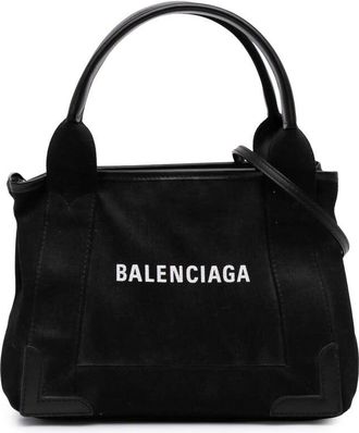 Balenciaga Pre-owned Balenciaga Denim Navy Cabas Satchel XS Ladies C95QKPUU9G3418AS