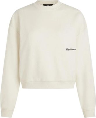 Karl Lagerfeld Sweatshirts - Dames - Sweatshirts - Wit - S - Hoodies & sweatvesten