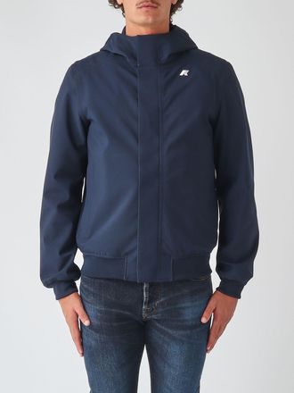 K-Way Giacca a vento corta Joachim in nylon impermeabile con cappuccio