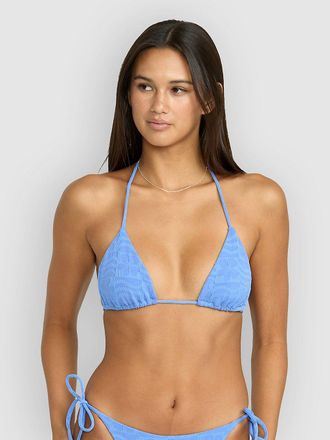 Volcom Coco Halter Tri Bikini Top azul