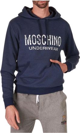 Moschino Uomo, Felpe, Blu, S, new