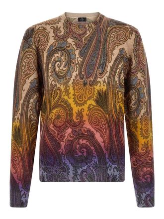 Etro Paisley dgrad sweater