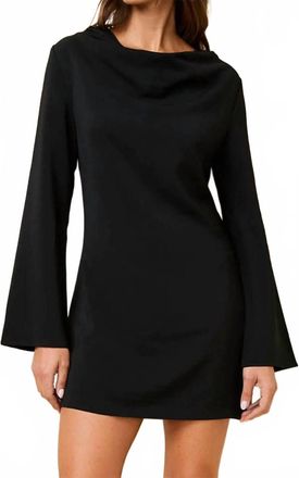 Solid & Striped The Nili Mini Dress In Noir
