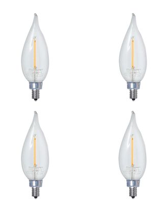 Bulbrite Set Of 4 Led 4.5W Dimmable Light Bulbs