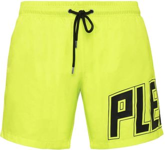 Philipp Plein Zwembroeken - Heren - Strandmode - Geel - 3XL - Polyester - Badmode