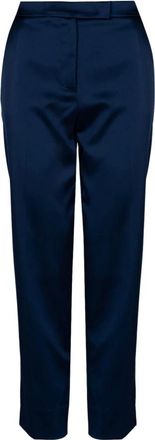 Liu Jo Pantalones Rectos - Trousers - Mujer - Azul - M