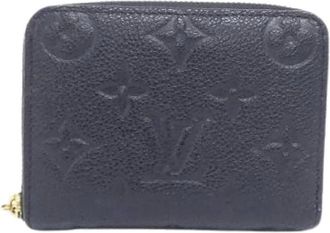 Louis Vuitton Pre-owned Wallets, female, Black, Size: ONE SIZE Pre-owned Monogram Empreinte Coin Purse