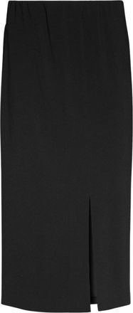Elena Miro Midi Buisskirt - Dames - Rokken - Zwart - Maat: 5XL Zijde