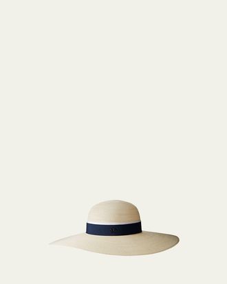 Maison Michel Large-Brim Straw Hat