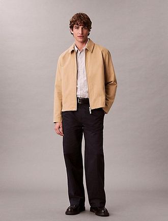 Calvin Klein Cotton Dobby Blouson Jacket