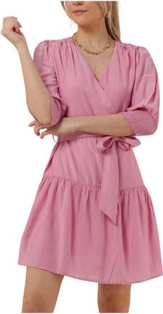 Minus Korte Roze Jurk Salmia - Dames - Korte kleedjes - Roze - L - Kleedjes