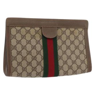 Gucci Borsa Clutch Vintage Pre-owned - - Pre-owned - Donna - Beige - ONE SIZE