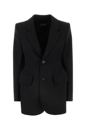 Balenciaga Wool Blazer - Black