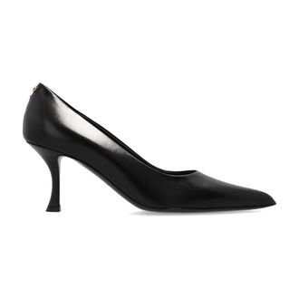 Ferragamo Schoenen, Dames, Zwart, 38 1/2 EU, Leer, Heeled Schoenen Elydea