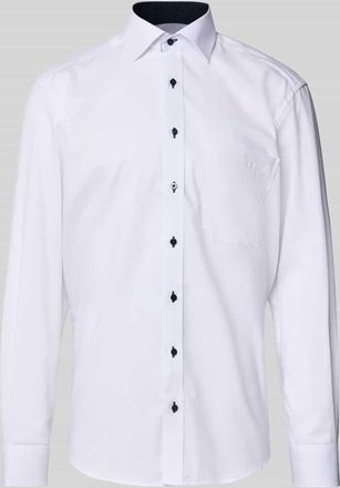 Eterna Comfort Fit Business-Hemd mit Knopfleiste in Weiss, Größe 40