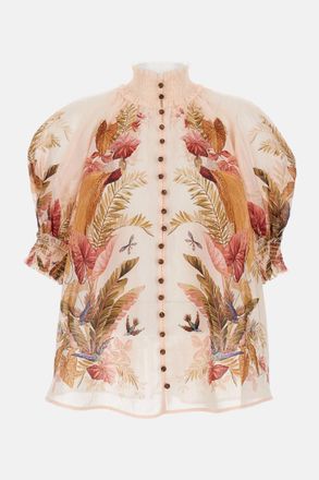 Zimmermann Beige Ascension printed blouse