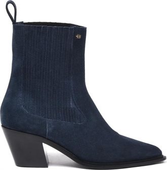 Baldinini Stivaletto in Pelle Scamosciata - - Shoes - Donna - Blu - 37 EU