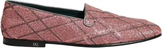Dolce & Gabbana Schoenen, Heren, Roze, 43 EU, Leer, Young Pope Loafers