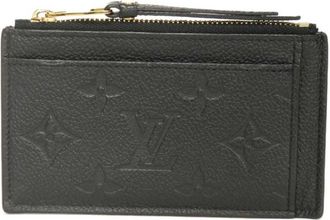 Louis Vuitton Black Noir Monogram Empreinte Leather Coin Purse/Coin Case (Pre-Owned)