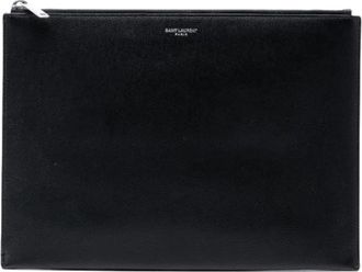 Saint Laurent Pre-owned Vintage Clutch - Dames - Vintage Clutch - Zwart - ONE Size - Vintage