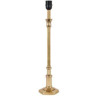 Loops Luxury Traditional Table Lamp Light Solid Brass BASE ONLY Quality Bulb Holder in Metallics