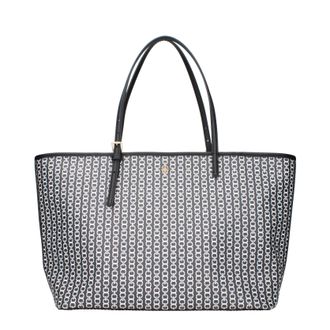 Tory Burch Tory Burch Gemini Umh&auml;ngetasche f&uuml;r Damen aus schwarzem/wei&szlig;em Leder