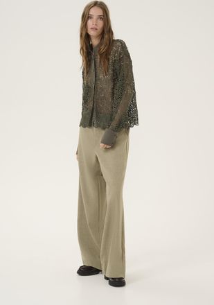 MY ESSENTIAL WARDROBE Overhemd met lang mouwen Loose fit green