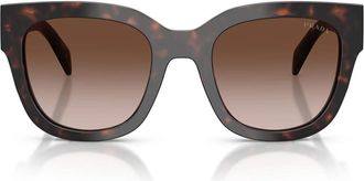 Prada Sunglasses Prc04 S 17 N80 A Root Tortoiseshell/Brown Gradient Women
